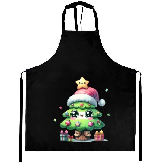 Christmas Tree, Merry Christmas Aprons