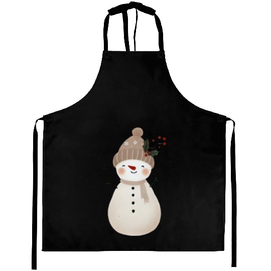 Snowman Christmas, Merry Christmas Aprons