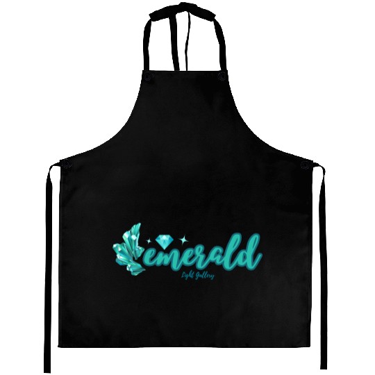 Emerald gemstone jewel Aprons