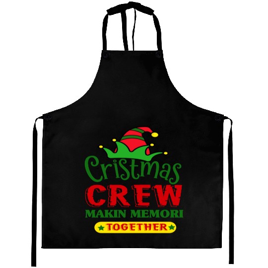 CHRISTMAS CREW Aprons