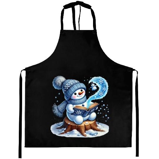Snowman Christmas, Funny Snowman Aprons