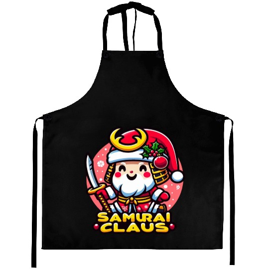 Samurai Claus V1 Aprons
