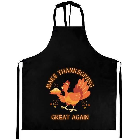 "Make Thanksgiving Great Again – Funny Festive Aprons
