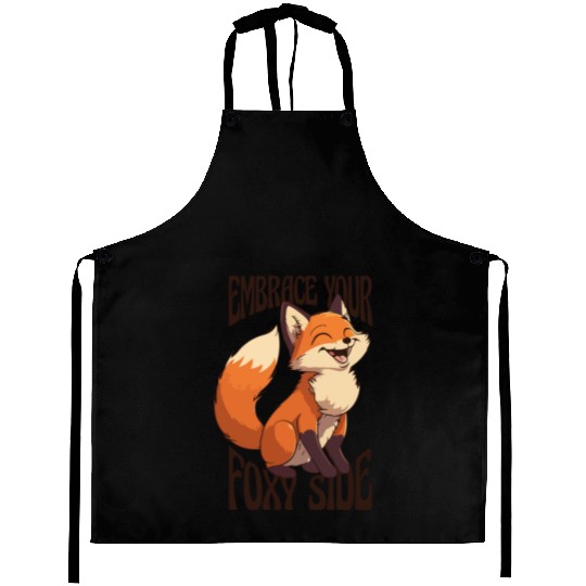 Embrace Your Foxy Side Canidae Caninae Red Fox Aprons