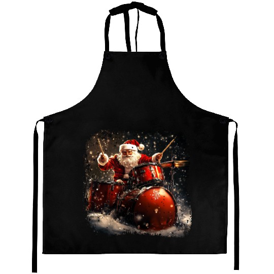 Santa drummer Aprons