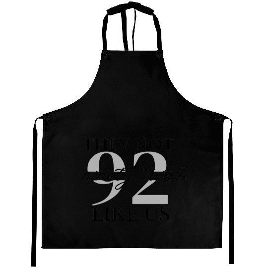 They Not Like Us Graphic Aprons