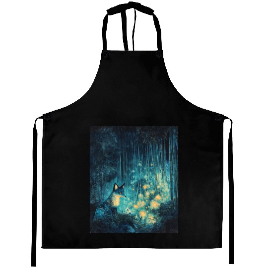 Foxfire in the Bamboo Grove Aprons