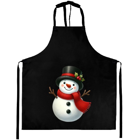 Snowman Christmas, Cute Christmas, Christmas Aprons