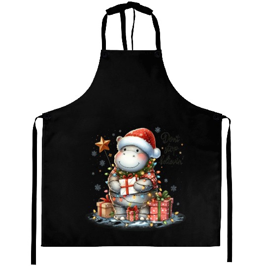 Don t Stop Believin, Merry Christmas Aprons