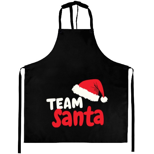 Team Santa Santa Claus Christmas Santa Claus Aprons