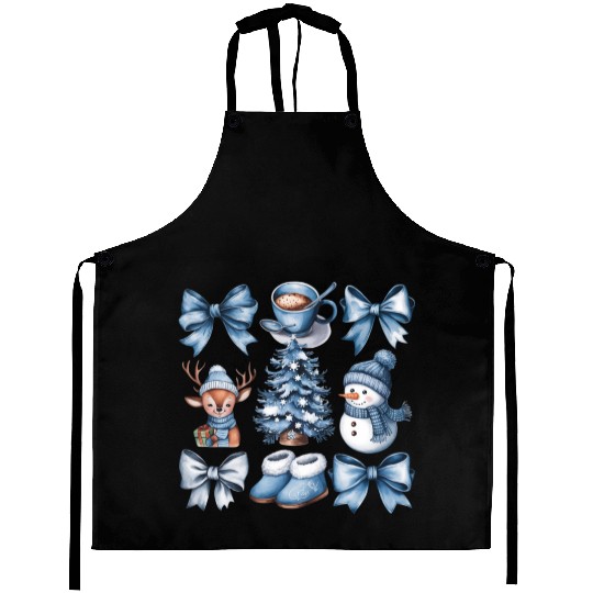 Snowman Christmas, Merry Christmas Aprons