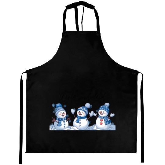 Snowman Christmas, Funny Snowman Aprons