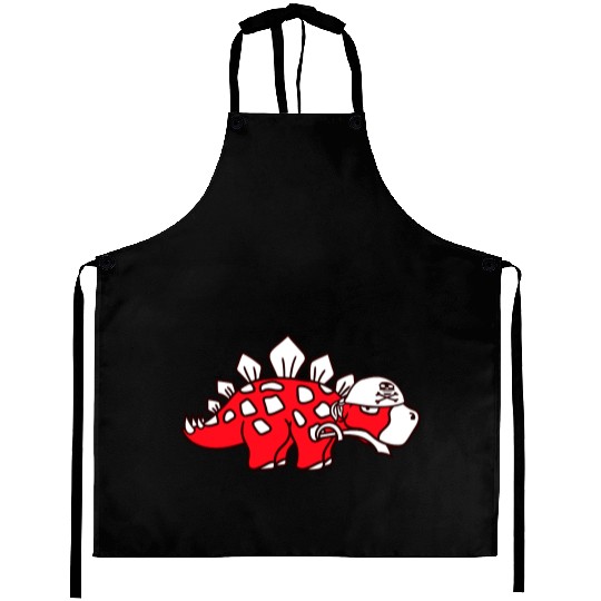 Stegosaurus Dinosaur Sabre Pirate Captain Dino Fun Aprons
