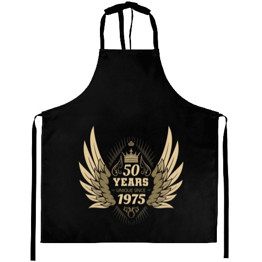 50th Birthday Unique Angel Crown Wings Aprons