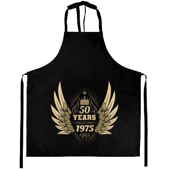 50th Birthday Unique Angel Crown Wings Aprons