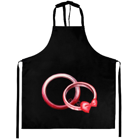 Valentines Retro, Valentine Day Aprons