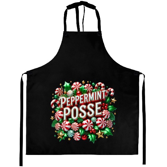 Peppermint Posse Aprons
