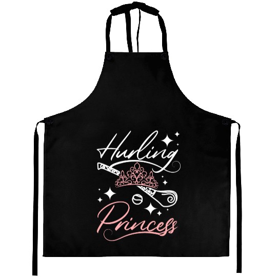 Girl Hurling Princess Aprons