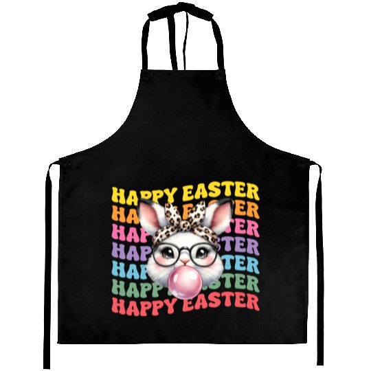 Happy Easter Bunny, Easter Day Aprons