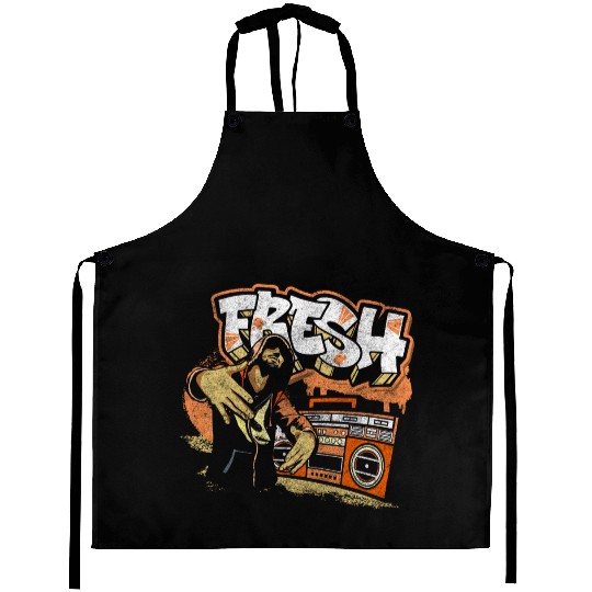 Spray Can Subway Streetwear Striking Aprons
