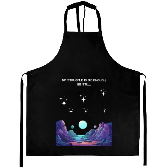 Encouraging quote design Aprons
