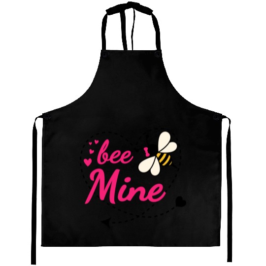 Bee Mine Valentine Aprons