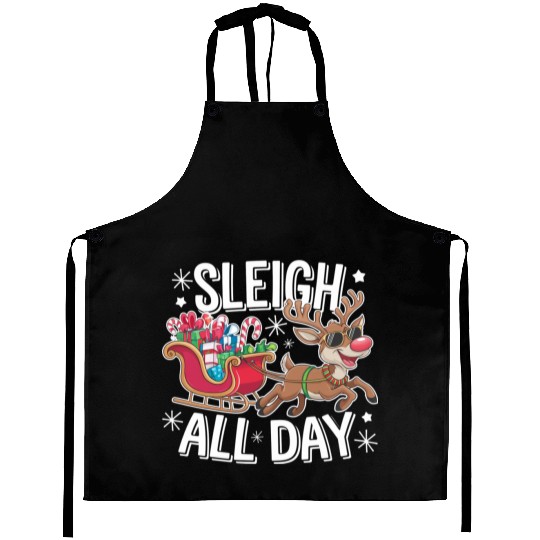 Sleigh All Day Aprons