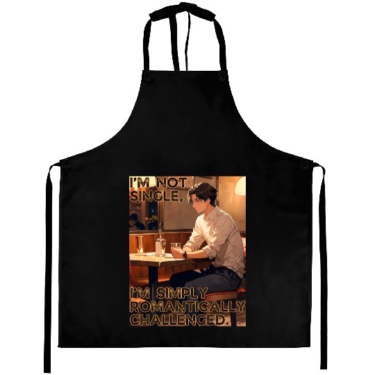Not Single Romantically Challenged Valentines Aprons