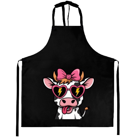 Cow Valentine s Day Aprons