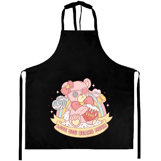 Love You Beary Much Aprons