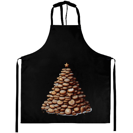 Gingerbread Christmas Tree - Festive Gifts Aprons