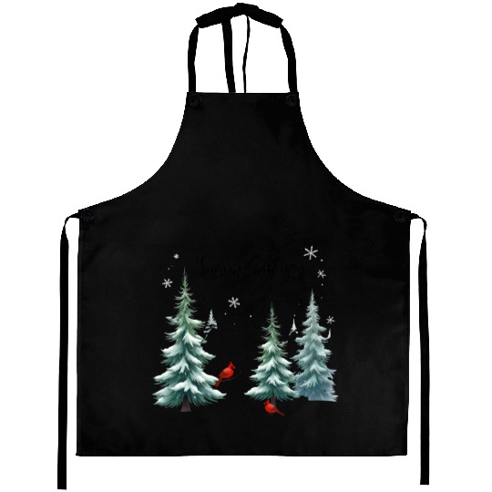 season's greetings Aprons