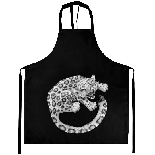 Snow Leopard Cub Aprons