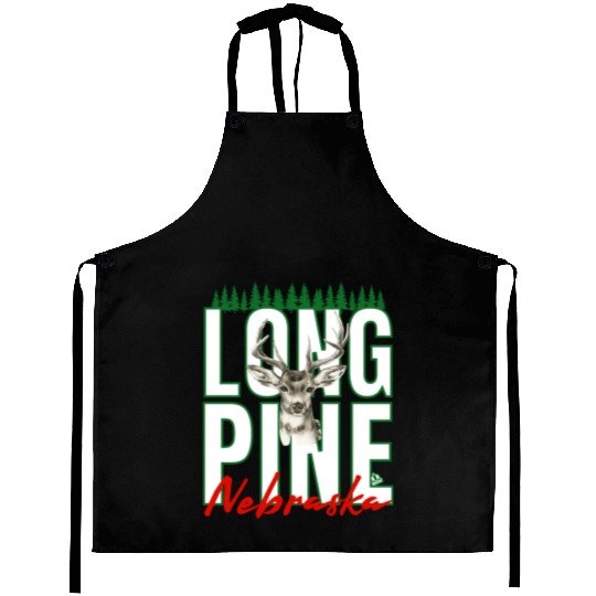 LONG PINE NEBRASKA DEER Family Design Aprons