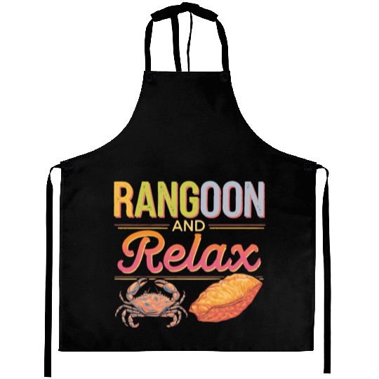 Crab Rangoon Lover American Chinese Sea Food Aprons