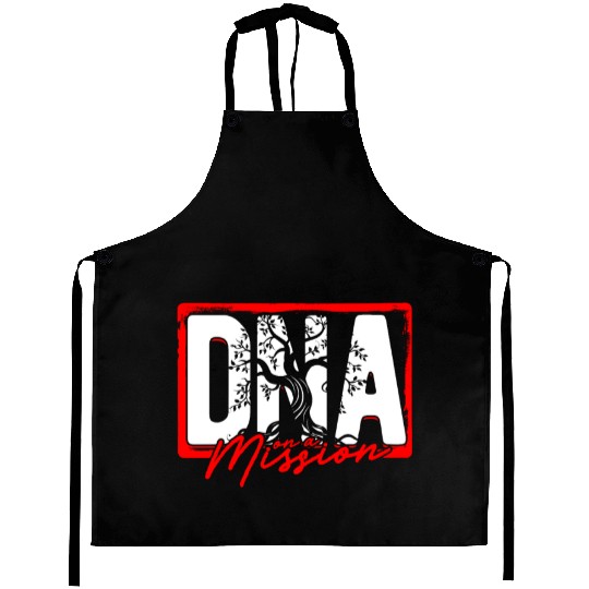 Genealogy Genealogist DNA On A Mission Aprons