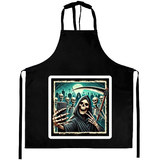 Death Selfie Aprons