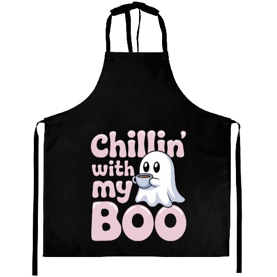 Paranormal Comedy Funny Ghost Humor Lighthearted Aprons