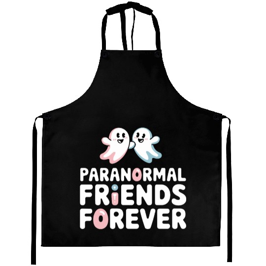 Paranormal Comedy Funny Ghost Humor Lighthearted Aprons