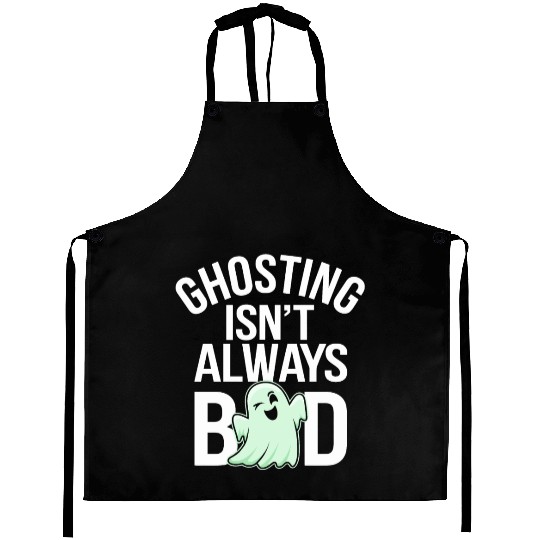 Paranormal Comedy Funny Ghost Humor Lighthearted Aprons