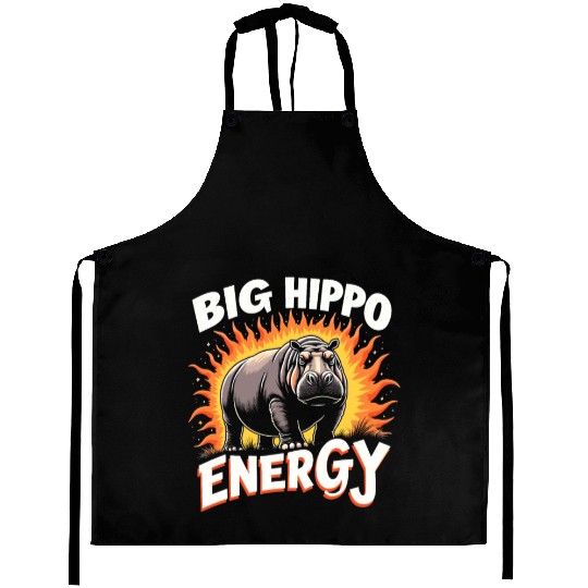 Hippo Humor Sarcastic Quotes Funny Wildlife Aprons