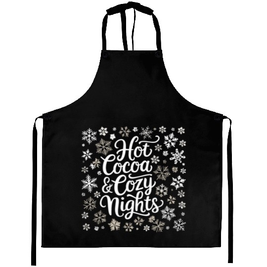 Hot Cocoa & Cozy Nights - Winter Wonderland Aprons