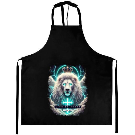 Lion of Judah Spiritual Design with Cross Aprons