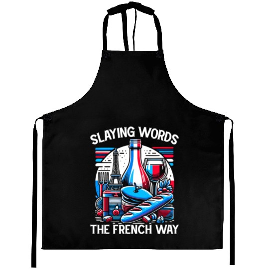 French Language Teacher Education France Teaching Aprons