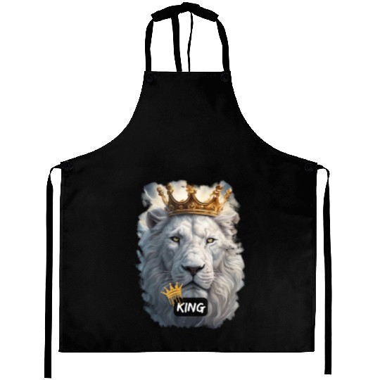 lion of judah king Aprons