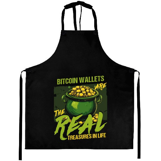 St Patricks Day Bitcoin Wallets The Real Treasures Aprons