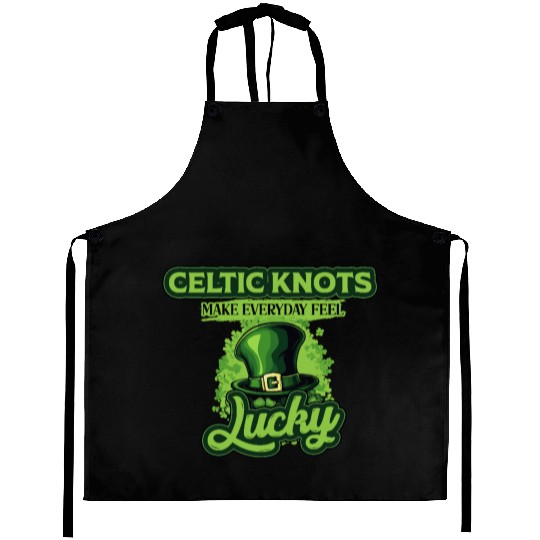 Celtic Knots Make Everyday Feel Lucky St Patricks Aprons