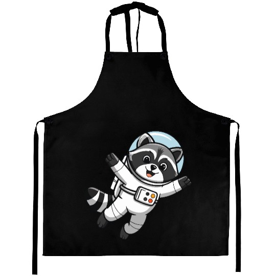 Astro Racoon for Kids Astronaut Aprons