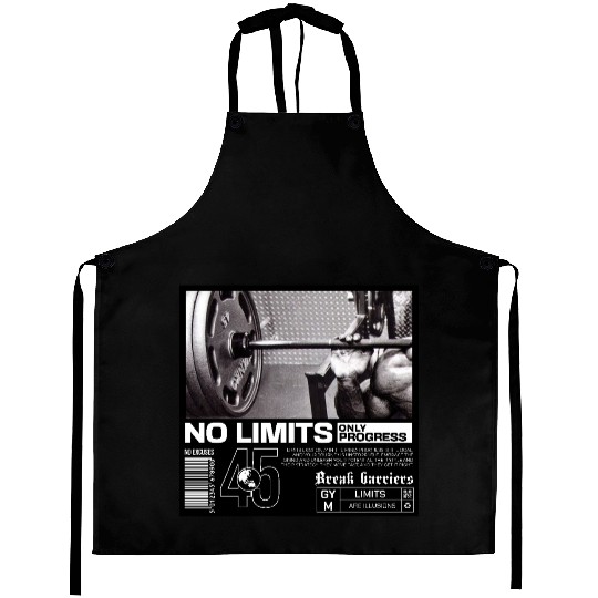 No Limits, Only Progress. Aprons