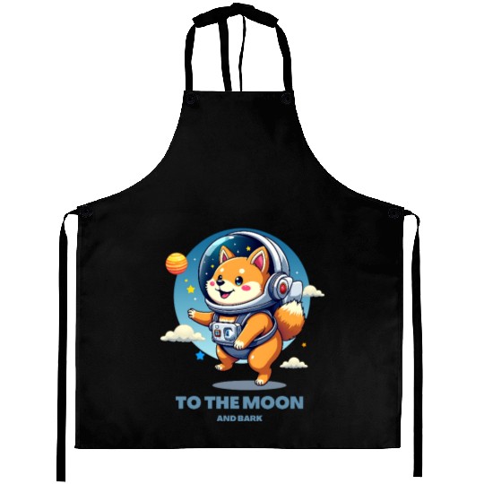 Shiba Inu Space Explorer Aprons